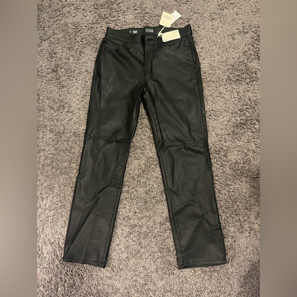 brand new Leather pants size 6